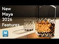 Maya 2026 new features EXPLAINED Boolean Retopology PBR Path Tracing