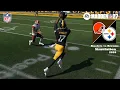 Madden 27 Pittsburgh Steelers vs Cleveland Browns Simulation 2026 Game Play