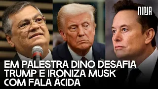 🔥Palestra de Flávio Dino tem ironia a Musk e Trump e defesa enfática da regulação da internet🔥