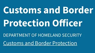 CBP Officer Hiring Process Step 1