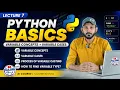 Python Variables Explained Variable Concepts Variable Casting type Lecture 7 AI Course