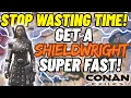 Get a Shieldwright Super fast All the best locations Conan Exiles