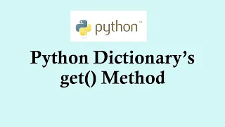 Python programming tutorials Python dictionary s get method