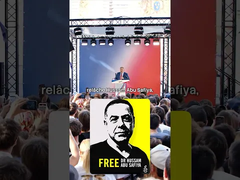 Netanyahu doit relâcher Hussam Abu Safiya, médecin, qui est l'honneur de l'Humanité !