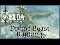 Legend of Zelda Breath of the Wild Divine Beast Ranking