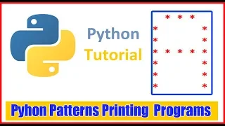 Python Pattern Printing Programs To print alphabet Symbol A by Durga Sir
