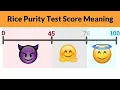 Rice Purity Test Score Meaning
