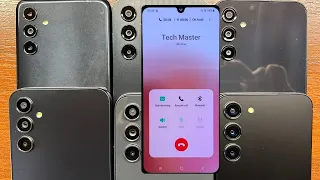 samsung galaxy a04s a14 a24 a34 a54 s23 design unification incoming call find differences 