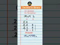 How to Find Decimal to Binary Number-4 - CodeCompiler19