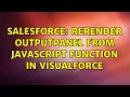 Salesforce reRender outputPanel from javascript function in visualforce