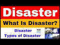 What Is Disaster Types of Disaster HSE STUDY GUIDE