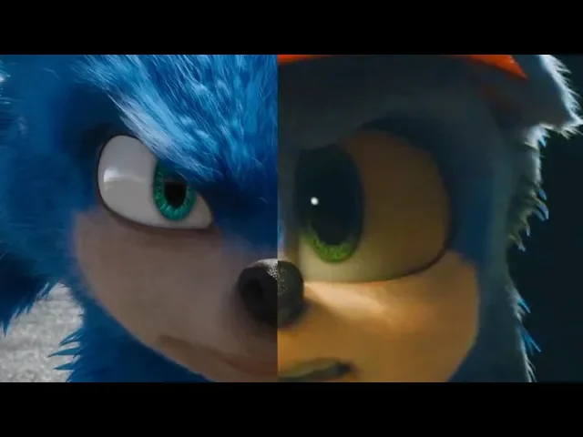 Sonic 2020 Trailer Comparison old vs. new