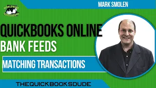 Matching Transactions from Quickbooks Online Bank Feeds