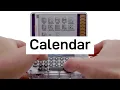 PocketMage App Overview - Calendar