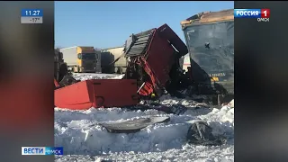 Серьёзная авария произошла в Калачинском районе