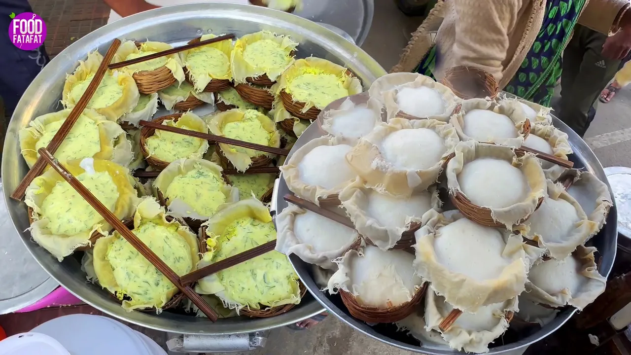 This Place is Famous For Chiblu Idli   Village Tradition Chiblu Idli Only 30/-   Street Food India