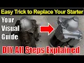Easy Trick To Replace Starter by Yourself GM 5 3L 6 2L Engine Chevy GMC 2014 - 2020