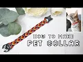 How to make a pet collar Turn friendship bracelet pattern into a pet collar VLATKAKNOTS TUTORIALS