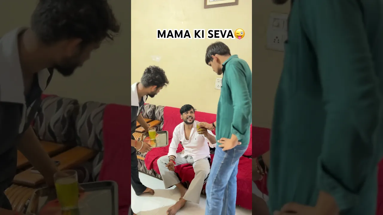 Mama Ki Sevaa 😛😝😝😜🤪😝