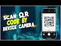 How to scan QR code by device camera TECH ON