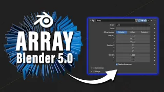 Blender 5 0 The Array Modifier Just Got WAY Better