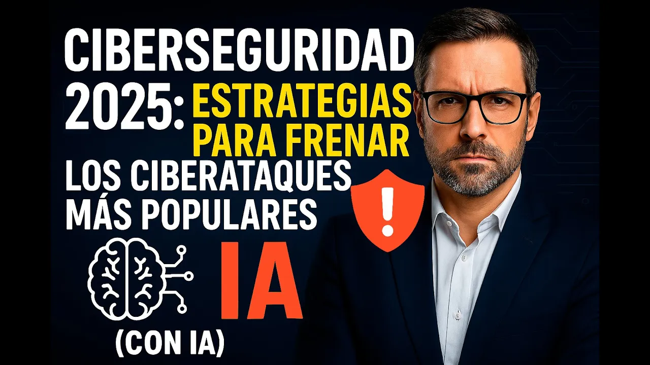 Ciberseguridad 2025: Estrategias para Frenar los Ciberataques más Populares (CON IA)