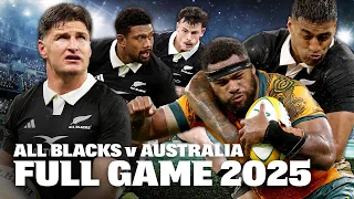 FULL GAME All Blacks v Australia Second Test TRC 2025