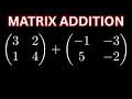 Can You Perform the Matrix Addition in This Example Algebra with Matrices 2 x 2 times 2 x 2