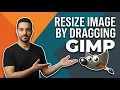 How To Resize Image In GIMP By Dragging Easy Guide