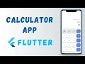 Calculator App in Flutter for Beginners - Step by Step Tutorial