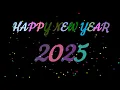 Happy New Year 2025 Animation With Countdown Using HTML CSS JS and JS Confetti Plugin
