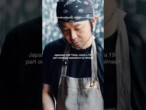 Japanese chef cooks 19 part omakase by himself in The Netherlands (not Amsterdam) #omakase