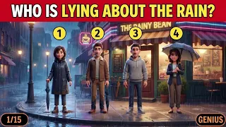 15 Detective Riddles Only a Genius Can Solve! (Part 6) π§ π