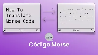 How To Easily Translate Morse Code in ONE Click Tech Sperm