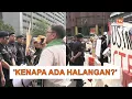 Download Lagu 'Ini jalan kami!' - Protes halau Trump disekat ketika berarak