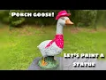 Let s Paint A Statue - Ep 12 How to paint a goose statue