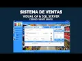 Sistema de ventas en C y SQL Server Codigo fuente Gratis