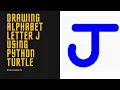 Drawing Alphabet Letter J USING Python Turtle Tutorials Tuts