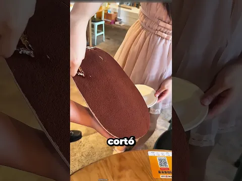 Este reto de tiramisú parecía fácil… hasta que cortó demasiado 😱🍰