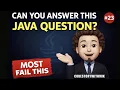Can You Answer This Java Interview Question Optional String Trap Small Java Dopamine - 23 MIK