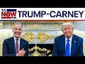 Download Lagu Trump changes tone on Canada, hosts Carney in Oval Office