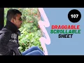 Draggable Scrollable sheet