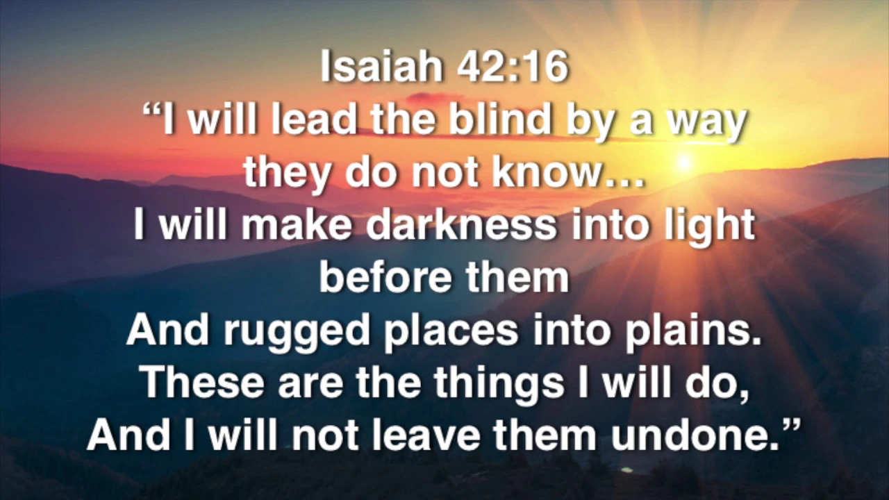Isaiah 42:16 (Promise) Isaiah 42:16 (Promise)