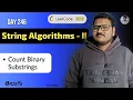 Leetcode 696 Count Binary Substrings in Telugu Group Counting Two Pointers srkcodes