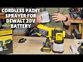 Cordless Paint Sprayer for DEWALT 20V Battery