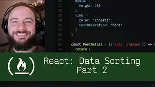 React Data Sorting Part 2 P5D46 - Live Coding with Jesse