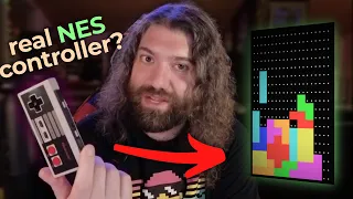 Tetris ON THE TERMINAL in Bash with a real controller