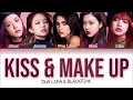 Download Lagu BLACKPINK \u0026 DUA LIPA - 'KISS AND MAKE UP' LYRICS (Color Coded Eng/Rom/Han)