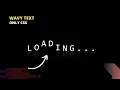 CSS Wavy Text Animation Effects HTML CSS