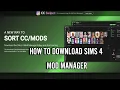 How to download sims 4 mod manager